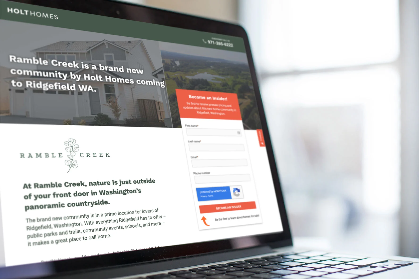 Professional sales funnel landing page example showing conversion optimization